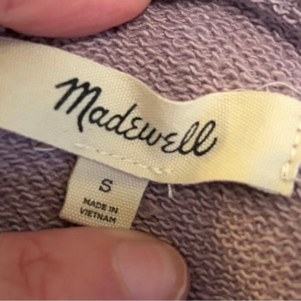Madewell Lavender Pullover Hoodie - Picture 2 of 6